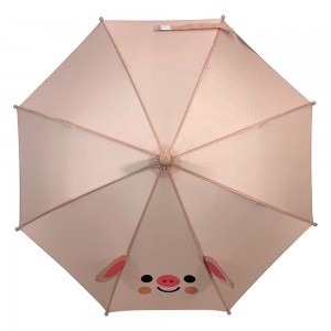 OVIDA Cute Children’s 3D Cartoon Straight Kids Umbrella 16” 8k Manual Safe Umbrellas for Child Students