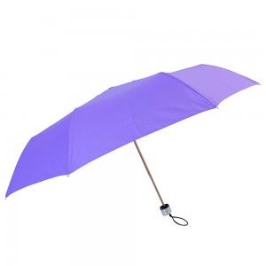OVIDA three folding umbrella ladies’ aluminum super light umbrella with custom design